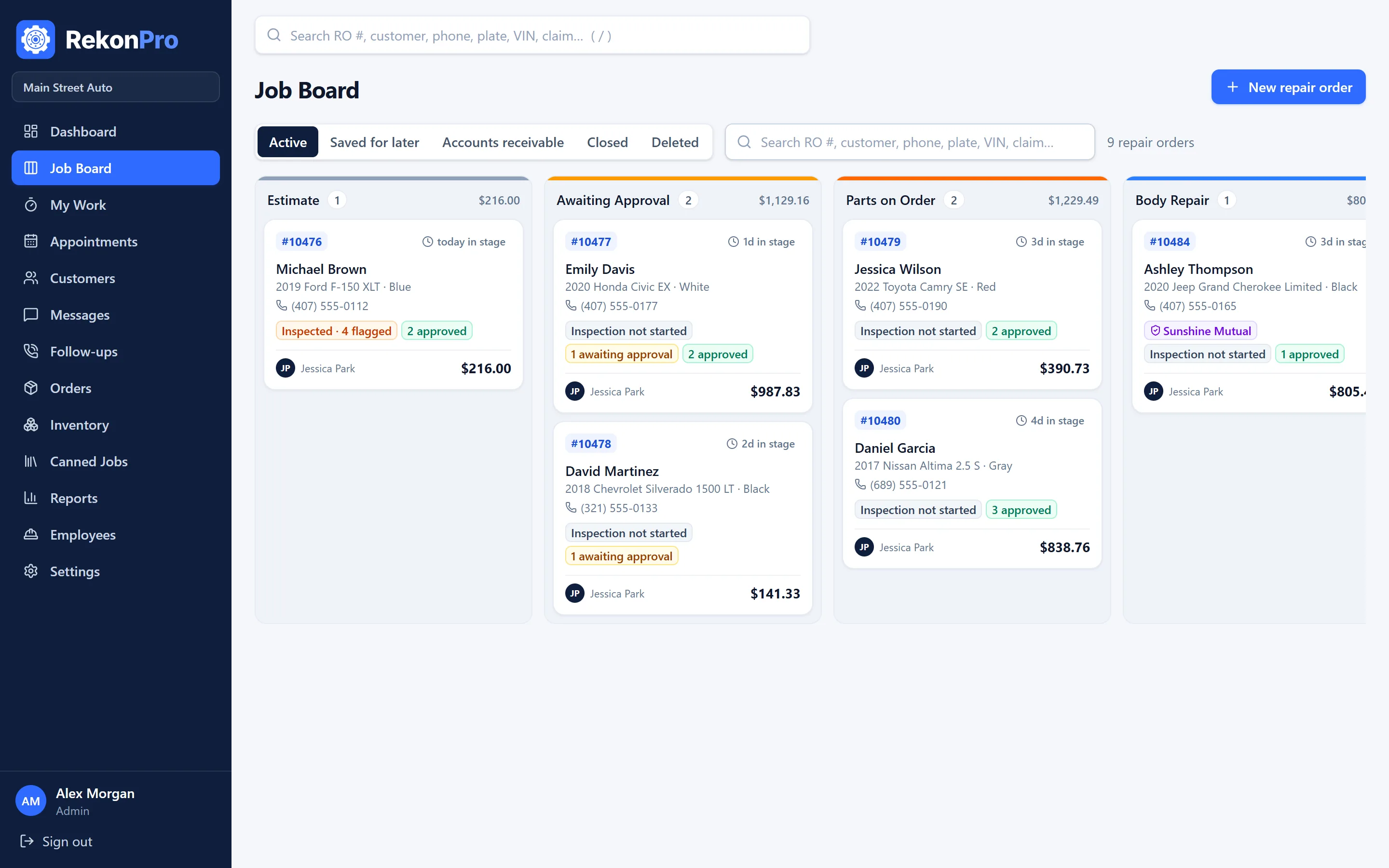 RekonPro job board
